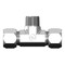 World Wide Fittings Flareless Compression to Flareless Compression to Male Pipe Tee 7605X12X12X12 - alternate 1